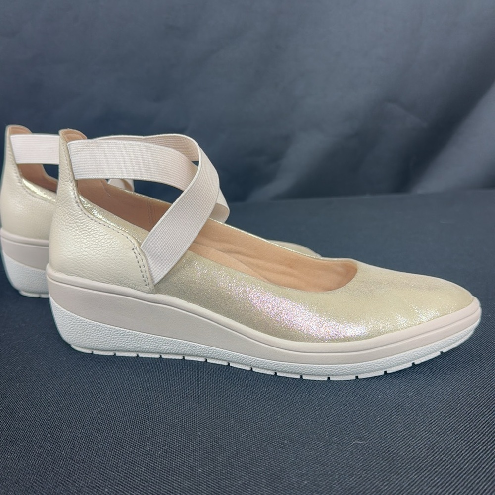 Vionic Advantage Ellery Elastic Ankle Wrap Wedge - image 4